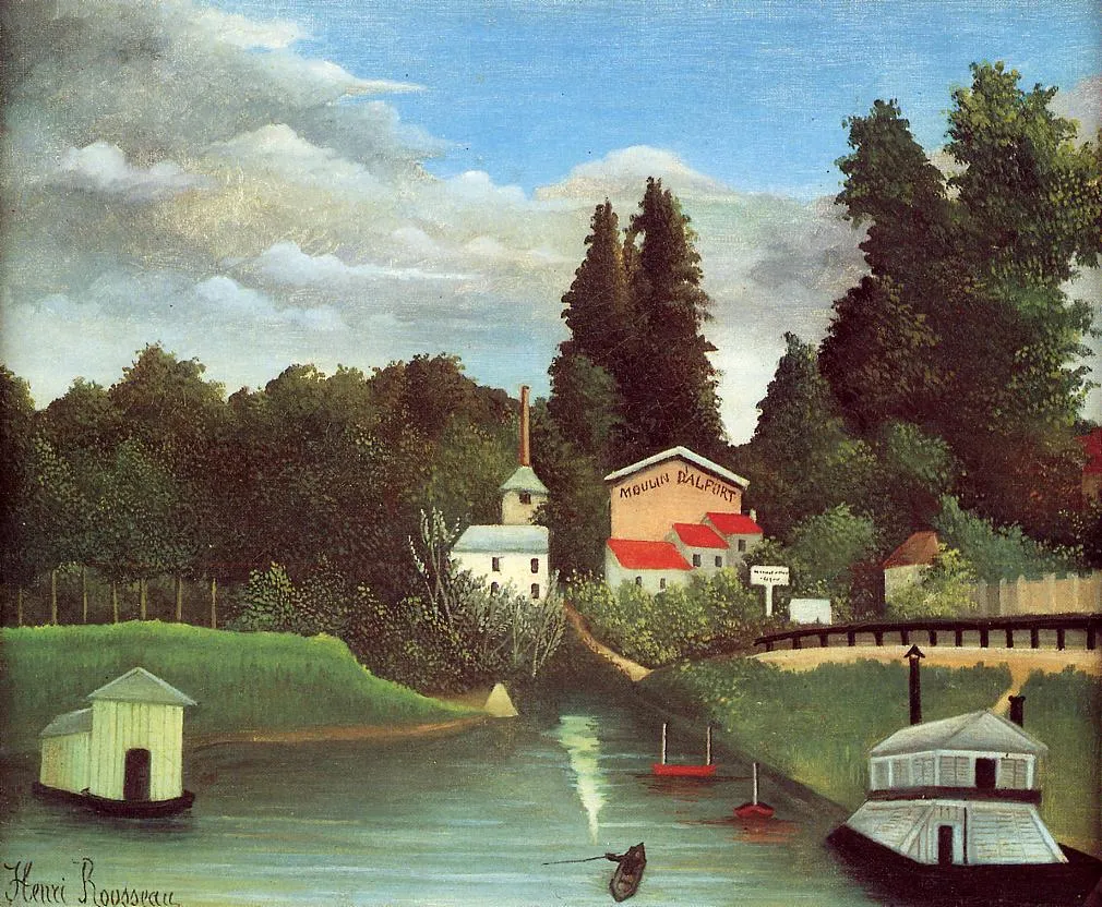 The Moulin d'Alfort — Henri Rousseau