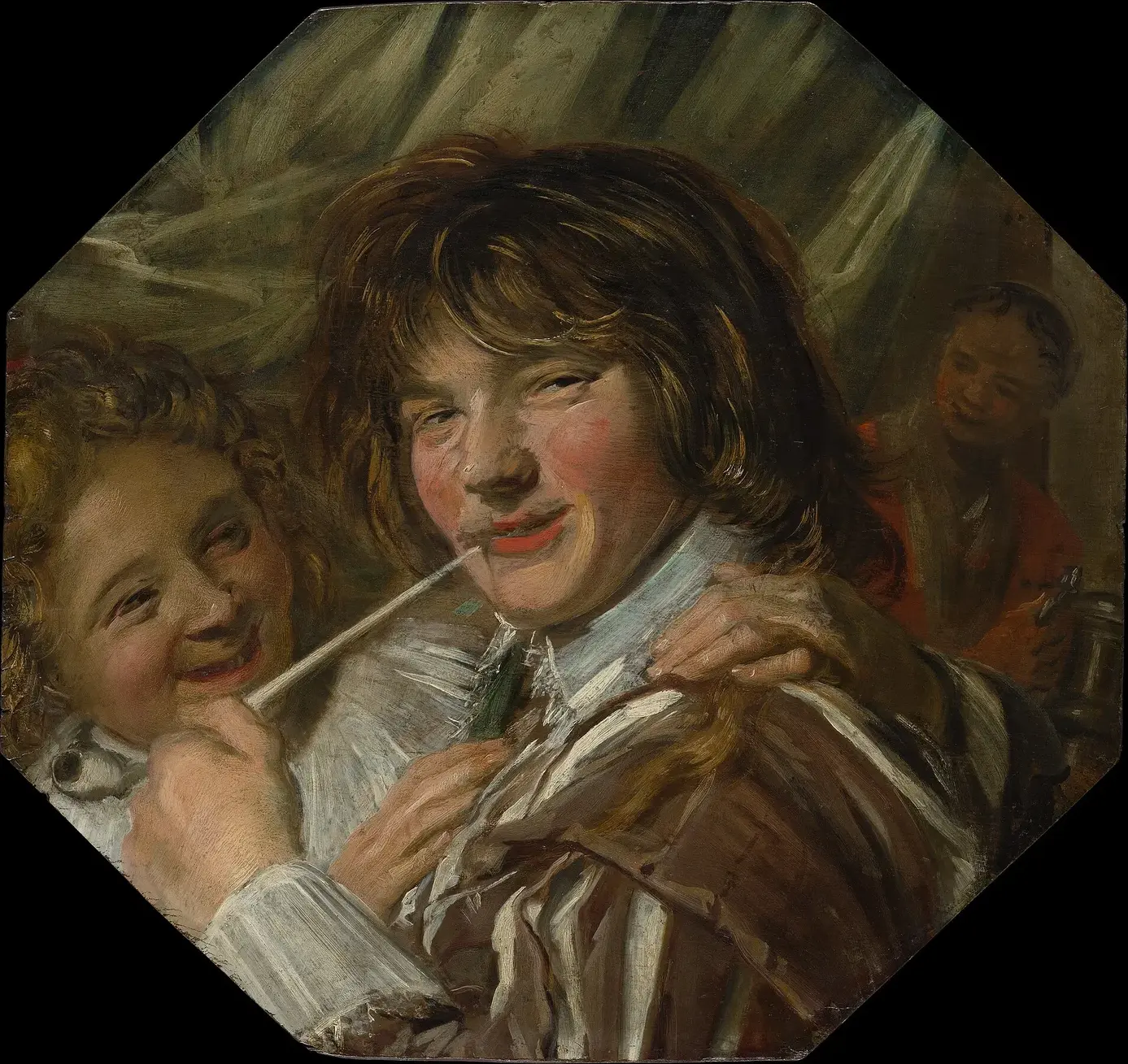 The Smoker, or Three Heads — Frans Hals