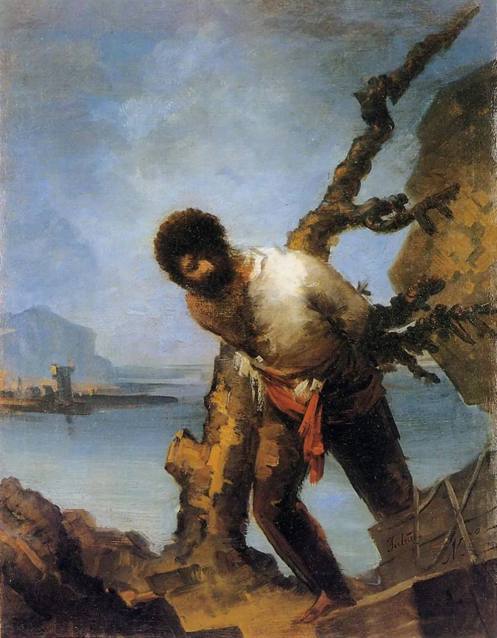 The smuggler (1815) by Asensio Juliá — original painting reproduced as a hand-painted oil on canvas