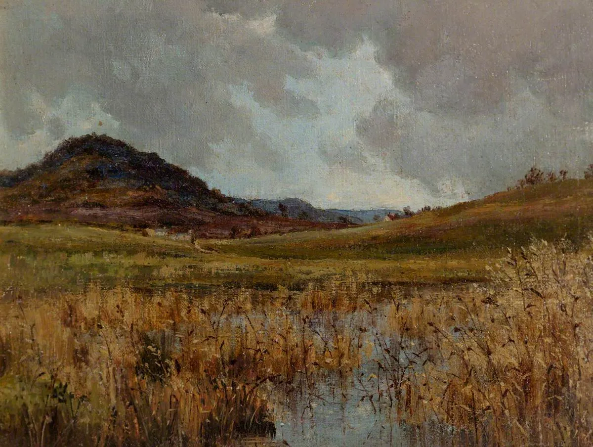 The Vardre Hill by Francis E. Chardon — original painting reproduced as a hand-painted oil on canvas
