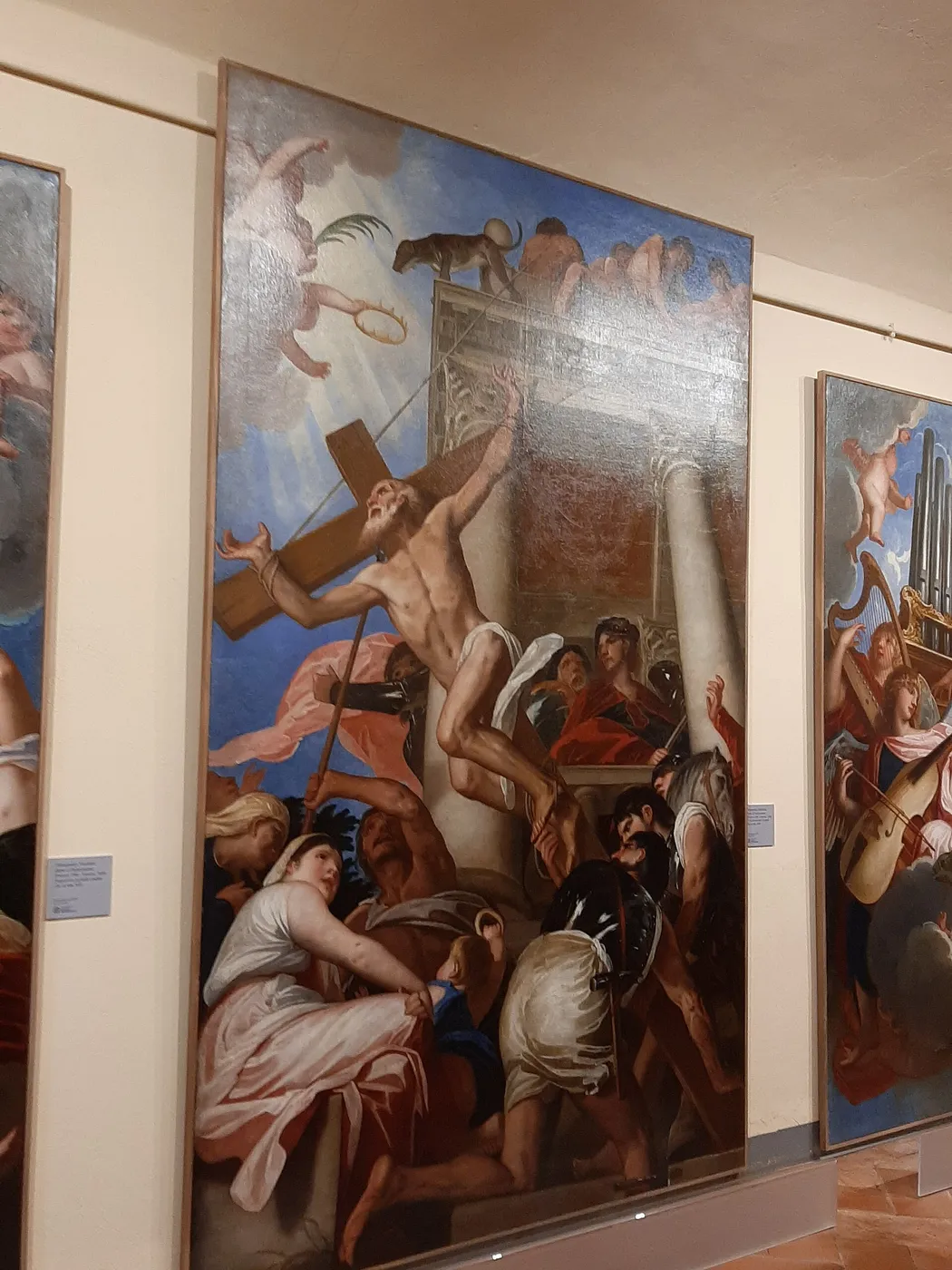 Trittico di Sant’Andrea (1631) by Alessandro Varotari — original painting reproduced as a hand-painted oil on canvas