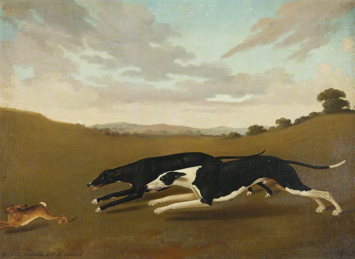Two Greyhounds, Called ‘Deadalas’ and ‘Datchess’ — Edmund Ward Gill
