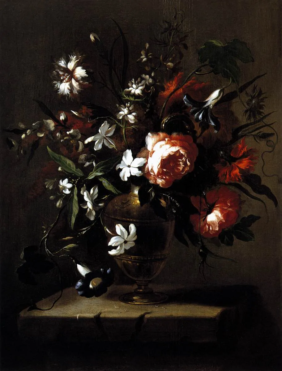 Vase of Flowers — Bartolomé Pérez