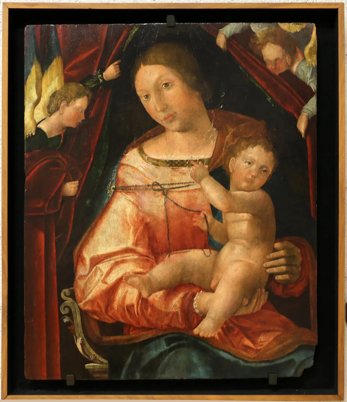 Virgin and Child by Antonio da Vendri — original painting reproduced as a hand-painted oil on canvas