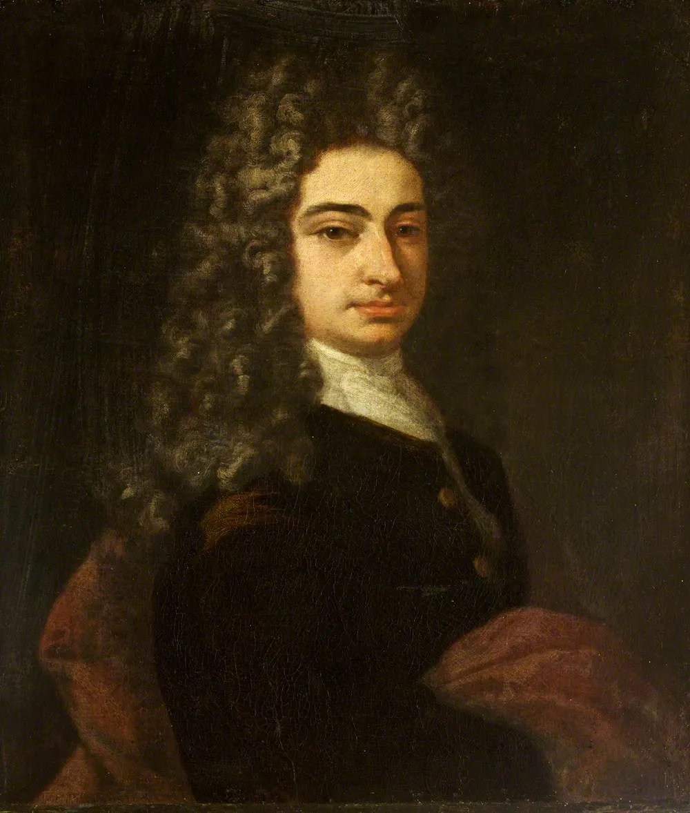 William II Blathwayt (1688-1742) (1707) by Edward Gouge — original painting reproduced as a hand-painted oil on canvas
