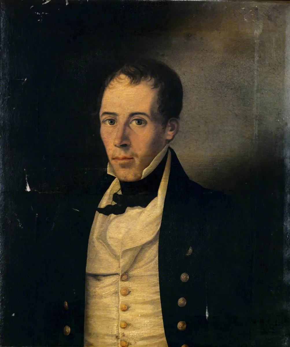 William Jameson (1796–1873) (1842) by Antonio Salas — original painting reproduced as a hand-painted oil on canvas