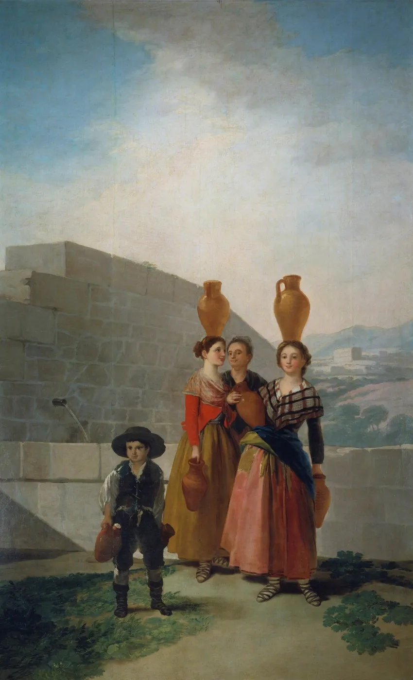 Women carrying pitchers — Francisco Goya