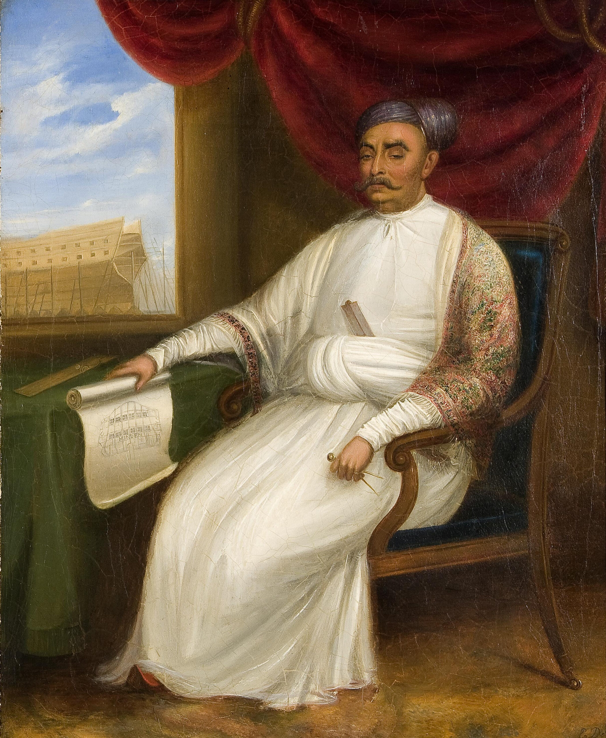 Jamsetjee Bomanjee Wadia, constructeur naval parsi — Unidentified artist