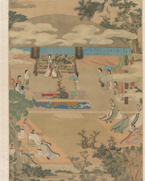 Dame Xuanwen enseigne les Rites des Zhou — Chen Hongshou (chinois, 1598/99–1652)