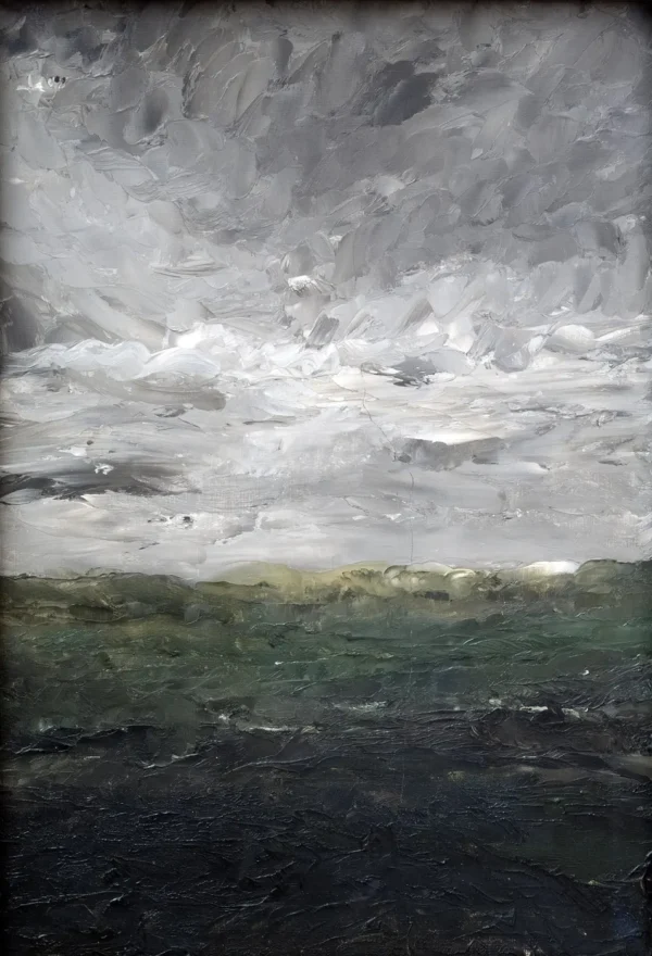 Landscape Study The Heath (1905) by August Strindberg — original painting reproduced as a hand-painted oil on canvas