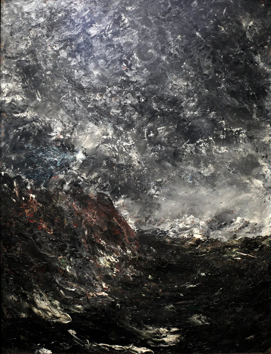Marine with rocks — August Strindberg