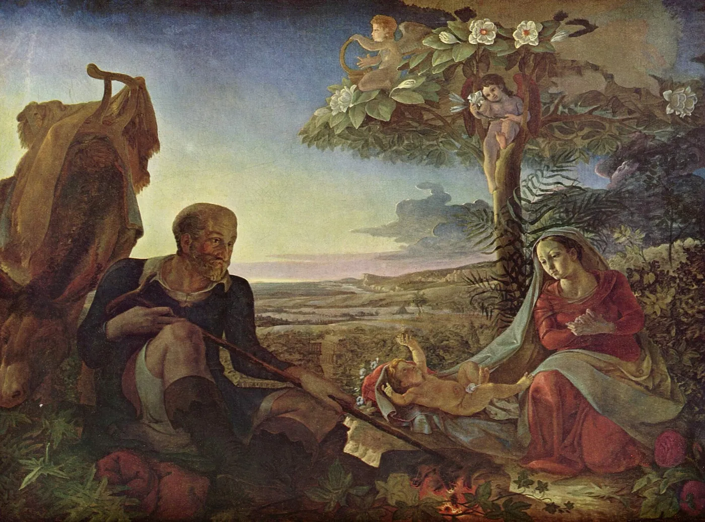 Le Repos pendant la fuite — Philipp Otto Runge
