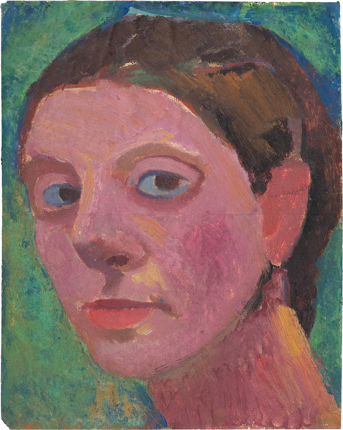 Self-Portrait Looking Slightly Left — Paula Modersohn-Becker
