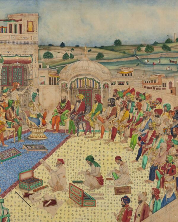 La cour du maharaja Ranjit Singh — Bishan Singh