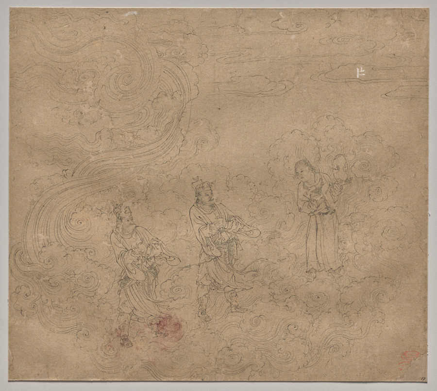 Procession de divinités taoïstes, feuille 17