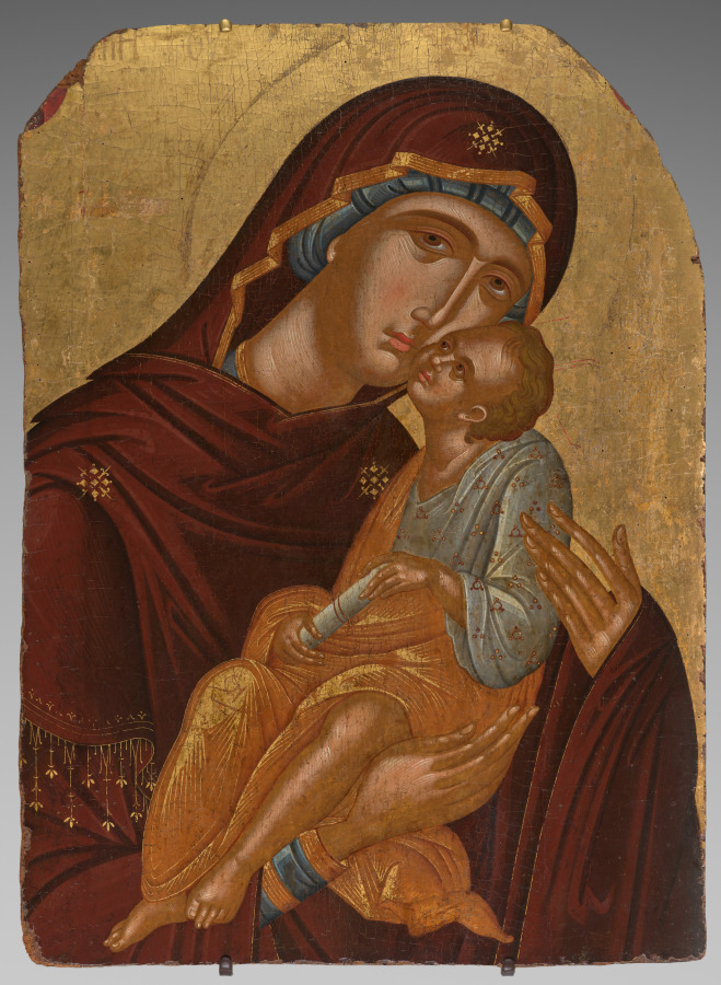 La Vierge de tendresse — Attribué à Angelos Akotantos